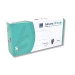 Εξεταστικά γάντια Nitrile Abena Classic χωρίς πούδρα μπλε 100τμχ. Small