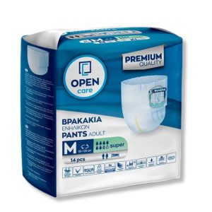 Πάνα βρακάκι ακράτειας ενηλίκων Open Care Medium 14 τεμάχια