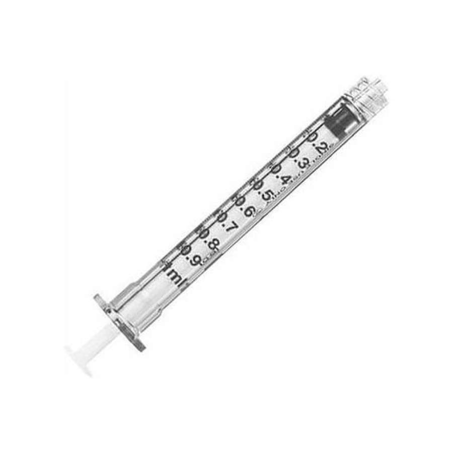 Σύριγγες χωρίς βελόνα 1ml Luer Lock 100τμχ ενέσιμο υλικό αποστειρωμένες μη πυρετογόνες