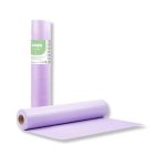 Εξεταστικό ρολό μωβ χαρτί-πλαστικό 58x50, ανθεκτικό και υγιεινό, ιδανικό για ιατρεία, φυσικοθεραπευτήρια και χώρους εξέτασης.