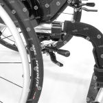 Αμαξίδιο αλουμινίου ελαφρού τύπου “LIGHT SPORT” της Vita Orthopaedics με πτυσσόμενη πλάτη και Quick Release τροχούς, σε γκρι απόχρωση