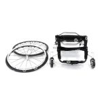 Αμαξίδιο αλουμινίου ελαφρού τύπου “LIGHT SPORT” της Vita Orthopaedics με πτυσσόμενη πλάτη και Quick Release τροχούς, σε γκρι απόχρωση