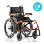 Ηλεκτροκίνητο πτυσσόμενο αμαξίδιο VT613022AL της Vita Orthopaedics με σκελετό αλουμινίου και μπαταρία λιθίου, ιδανικό για εξωτερική χρήση και εύκολη μεταφορά