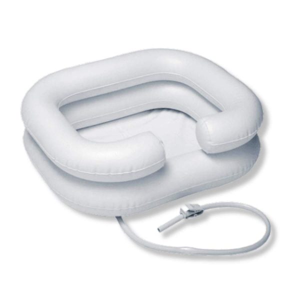 Λουτήρας Κλίνης Φουσκωτός με τρόμπα χειρός λεκάνη λουσίματος Mobiak Care κατακλίσεις κατακεκλιμένοι