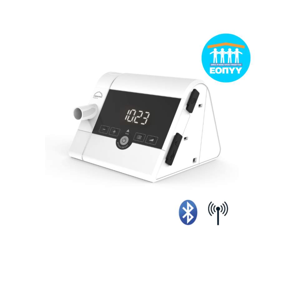 auto cpap lowenstein prisma smart max άπνοια ύπνου οξυγόνο