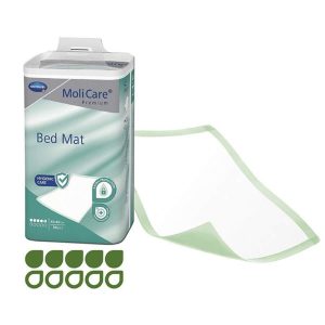 Υποσέντονα μίας χρήσης MoliCare Premium Hartmann 5 σταγόνες συσκευασία 30 τεμαχίων 60x90cm για προστασία από υγρασία και ακράτεια