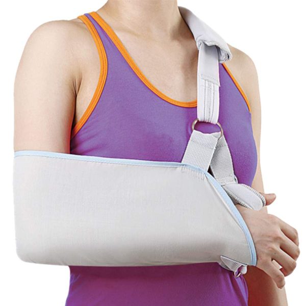 Φάκελος ανάρτησης-ακινητοποίησης ώμου και βραχίονα της Well-Care – αμφιδέξιος, με μαξιλαράκι ώμου και ιμάντα Velcro για στήριξη και ανακούφιση.