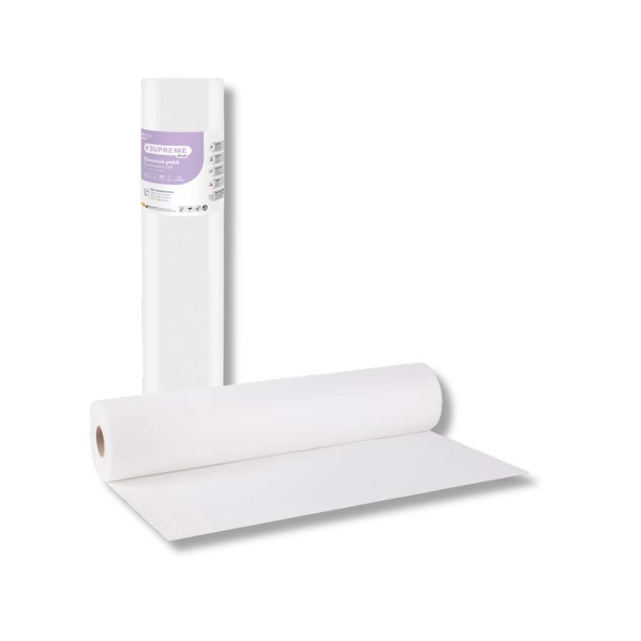 Εξεταστικό ρολό 20gr λευκό Non-Woven 58cm x 70m 1τμχ Supreme Plus Soft Care