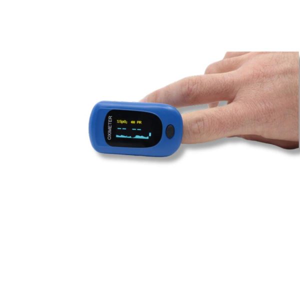 Οξύμετρο δακτύλου Creative Medical PC-60B1- μπλε οξυμετρία οξυγόνο μέτρηση (1)