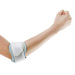 Περιαγκώνιο με πίεστρο σιλικόνης Elbow Strap Vita Orthopaedics για πρόληψη και αποκατάσταση επικονδυλίτιδας αγκώνα, με αυτοκόλλητη δέστρα και υποαλλεργική επένδυση.