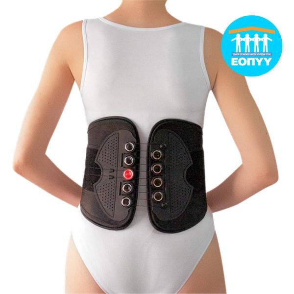 Ζώνη οσφύος OT Simple Corset της Vita Orthopaedics σε μπεζ χρώμα, με εσωτερικά μαξιλαράκια και ρυθμιζόμενο μηχανισμό πίεσης, ιδανική για σπονδυλοδεσία και οσφυαλγία.